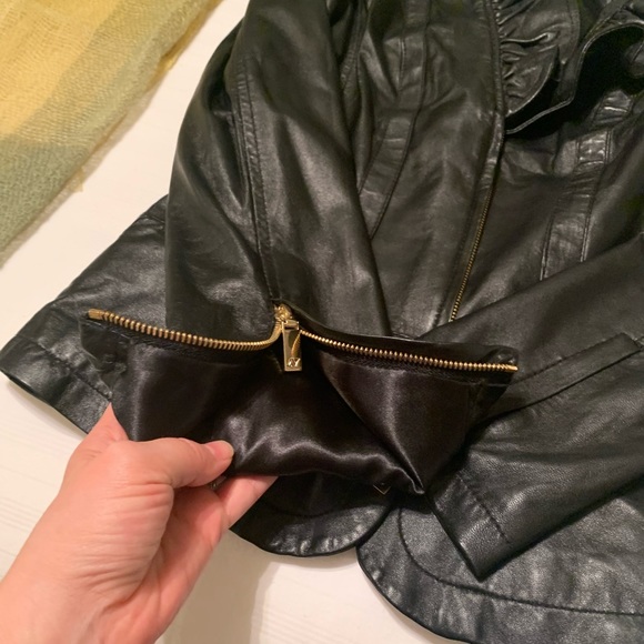 APART leather blazer - Picture 4 of 5